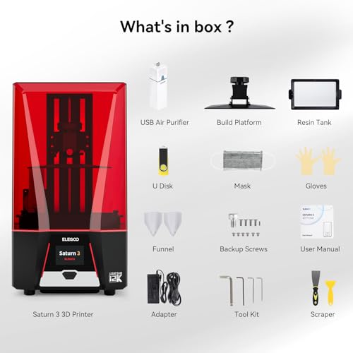ELEGOO Saturn 3 12K Monochrome Resin Printer