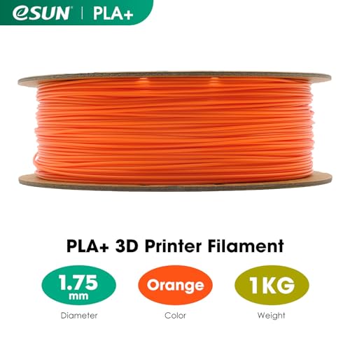 eSUN PLA+ 1.75mm Filament - Orange 1KG Spool