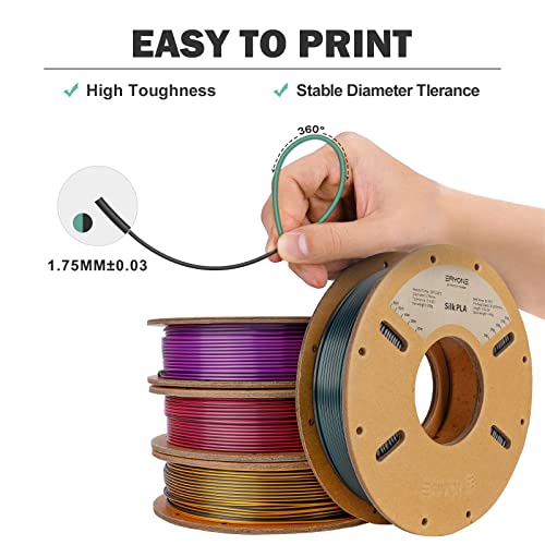 Multicolor PLA Filament Bundle - 4 Spools