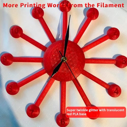 ZIRO Twinkling Red PLA Glitter Filament 1.75mm