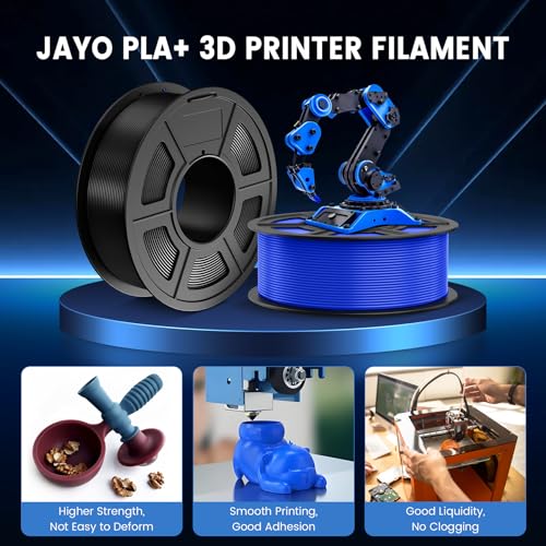 JAYO 1.75mm Tough PLA+ Filament - Black 1.1KG