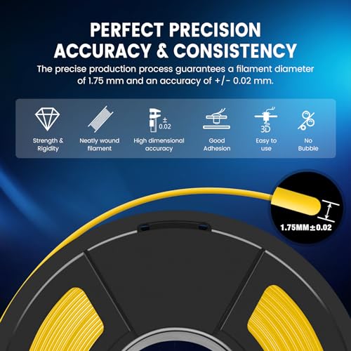 JAYO 1.75mm Tough PLA+ Filament - Black 1.1KG