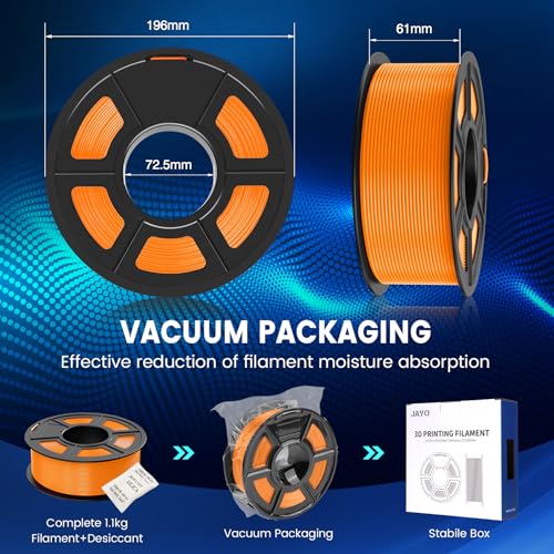 JAYO 1.75mm Tough PLA+ Filament - Black 1.1KG