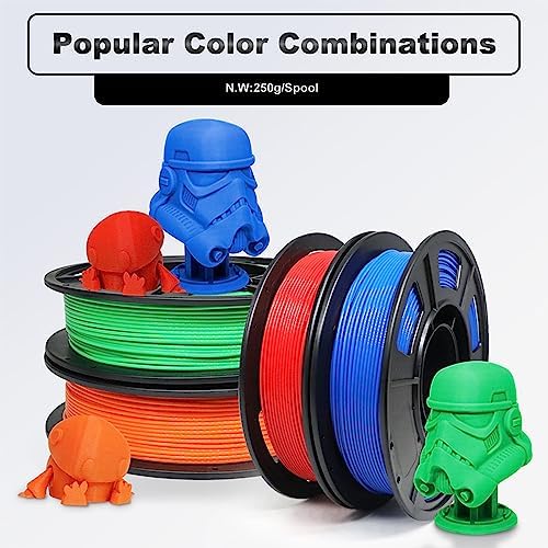 YOUSU 1.75mm PLA Plus Filament Pack of 4