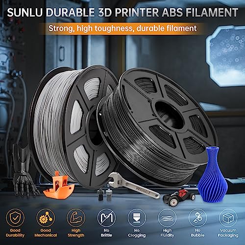 SUNLU 1.75mm Transparent ABS Filament 1KG