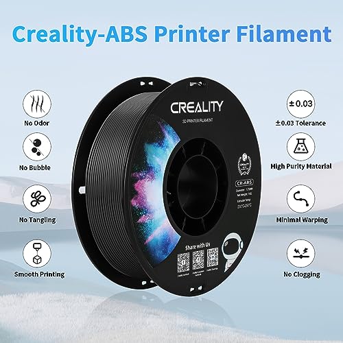 Creality 1.75mm ABS Filament Black - 1kg Spool