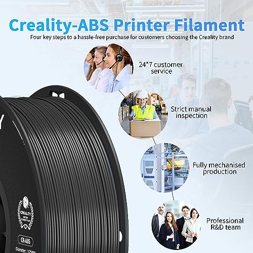 Creality 1.75mm ABS Filament Black - 1kg Spool