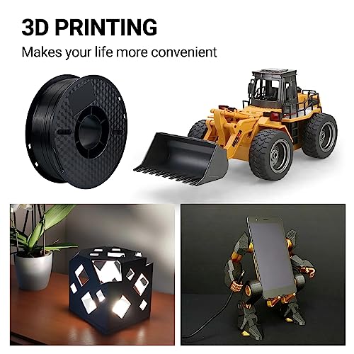 Kingroon 1.75mm ABS Black Filament 1kg Spool