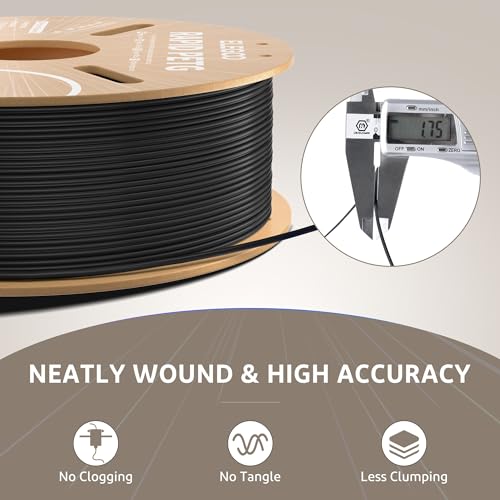 ELEGOO Rapid 1.75mm Black PETG Filament 2KG