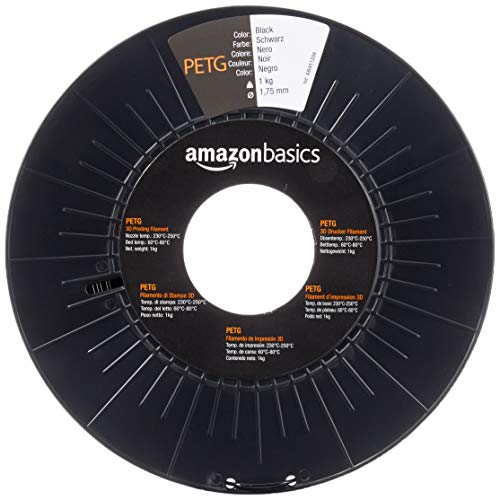 Amazon Basics 1.75mm Black PETG 3D Filament