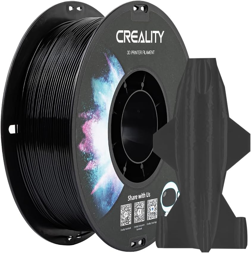 Creality CR-PETG 1.75mm Glossy 3D Filament - Black