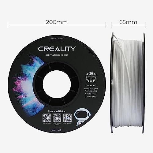 Creality CR-PETG 1.75mm Glossy 3D Filament - Black
