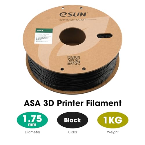 eSUN ASA 1.75mm Weather Resistant Filament - Black