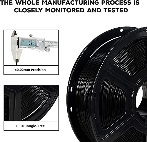 Flashforge 1.75mm PETG PRO Black Filament 1kg