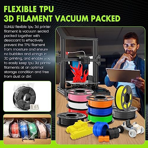 SUNLU 1.75mm 95A TPU 3D Printer Filament