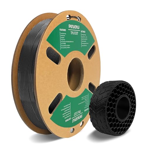 Pinuotu 1.75mm TPU 3D Printer Filament - Black