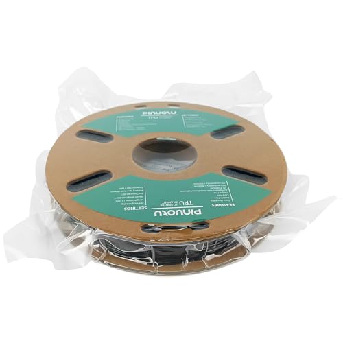 Pinuotu 1.75mm TPU 3D Printer Filament - Black