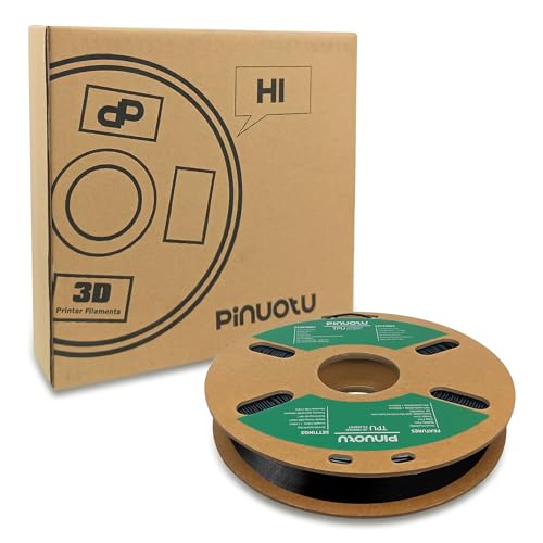 Pinuotu 1.75mm TPU 3D Printer Filament - Black