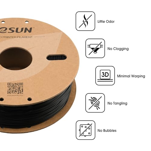 eSUN TPE Filament 1.75mm - High Elasticity Black