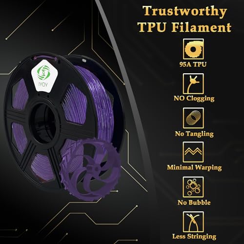 YOYI 3D Printer 95A TPU Flexible Filament 1.75mm