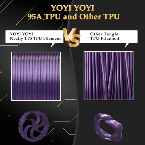 YOYI 3D Printer 95A TPU Flexible Filament 1.75mm
