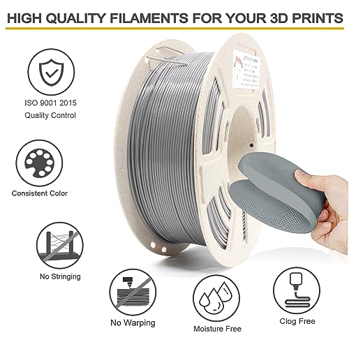 Reprapper 1.75mm Gray TPU Filament 2.2lb