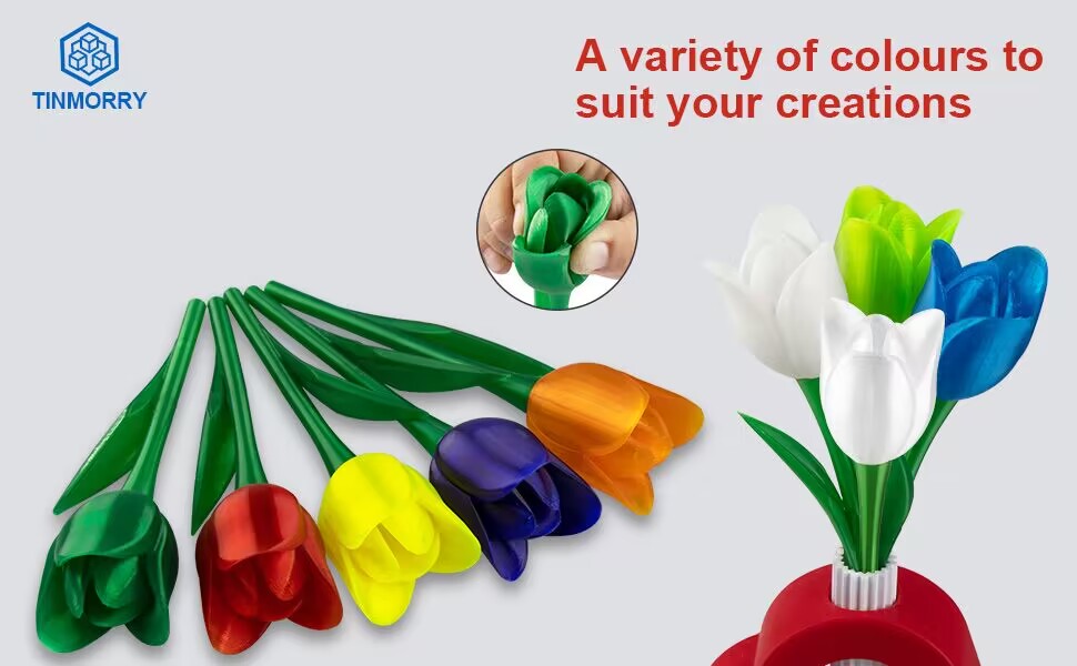 5-Pack 1.75mm TPU Filament Bundle - TINMORRY