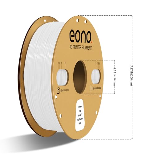Eono 1.75mm Flexible TPU 3D Printer Filament