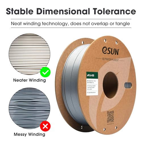 eSUN High Speed 1.75mm Silver PLA Filament