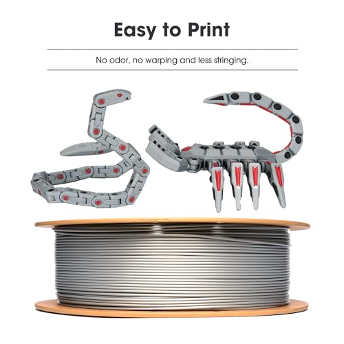 eSUN High Speed 1.75mm Silver PLA Filament