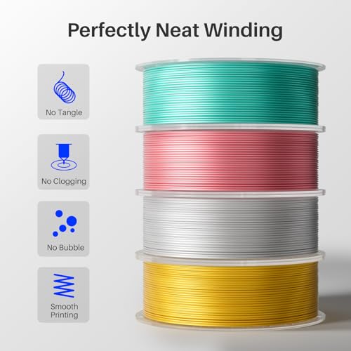 ELEGOO 1.75mm Gold Silk PLA Filament 1KG