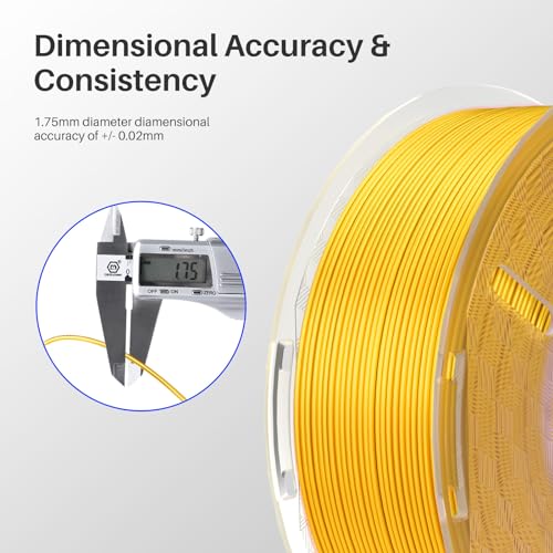 ELEGOO 1.75mm Gold Silk PLA Filament 1KG