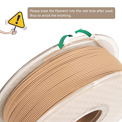 iSANMATE White Pine Wood PLA+ 3D Filament 1kg