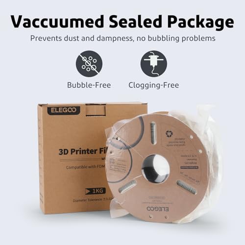 ELEGOO 1.75mm Wood Color PLA+ Filament 1KG
