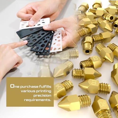 31PCS MK8 3D Printer Nozzles and Cleaning Kit
