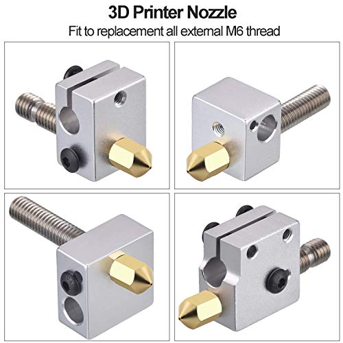 25 MK8 Brass Nozzles with Needles & Storage Box