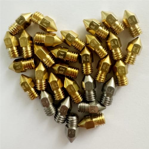 Stainless Steel 3D Printer Nozzle Kit – Multiple Sizes