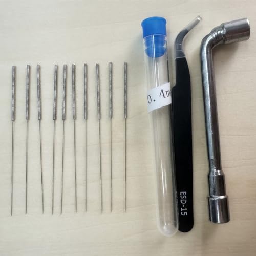 Stainless Steel 3D Printer Nozzle Kit – Multiple Sizes