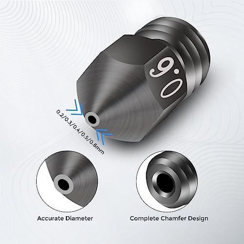 Sovol 8-Pack Hardened Steel MK8 3D Nozzles