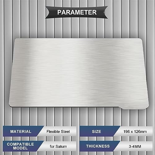 Magnetic Flexible Steel Build Plate for 3D Printers
