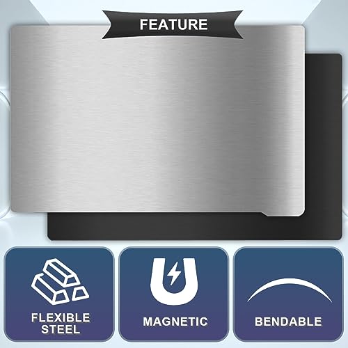 Magnetic Flexible Steel Build Plate for 3D Printers