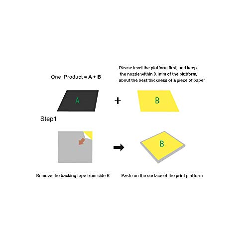 Flexible Removable Build Surface 150x150mm for 3D Printers