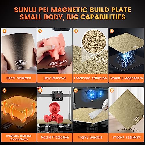 SUNLU Magnetic PEI Sheet for 3D Printers