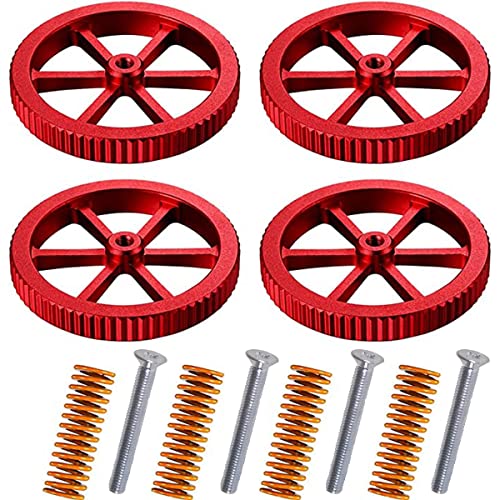 Metal Leveling Nuts for 3D Printers - 4 Pcs