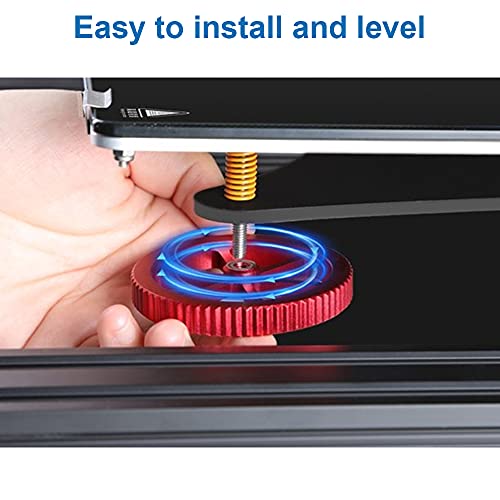 Metal Leveling Nuts for 3D Printers - 4 Pcs