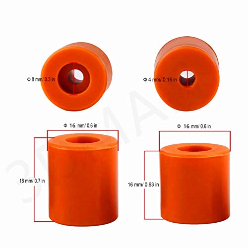 3DMAN Silicone Heatbed Leveling Columns - 16 PCS