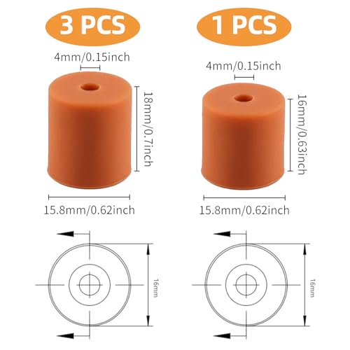 Silicone Leveling Columns for 3D Printers - 4 PCS