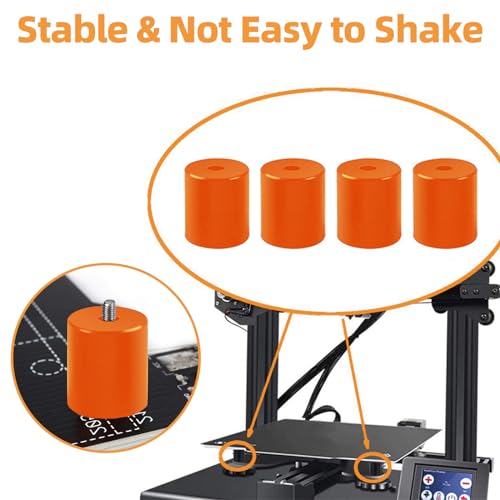 Silicone Leveling Columns for 3D Printers - 4 PCS
