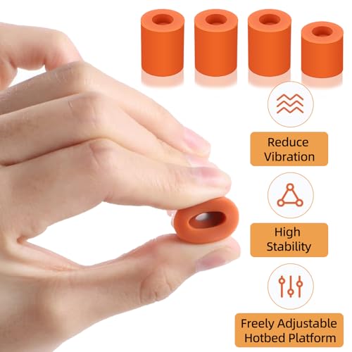 Silicone Leveling Columns for 3D Printers - 4 PCS
