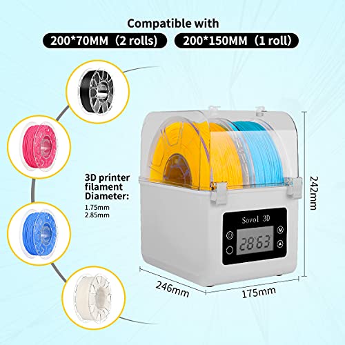 Sovol SH01 3D Printer Filament Dryer and Dehydrator